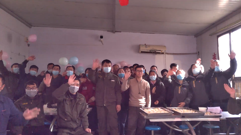 比賽結束，眾人齊聚合影